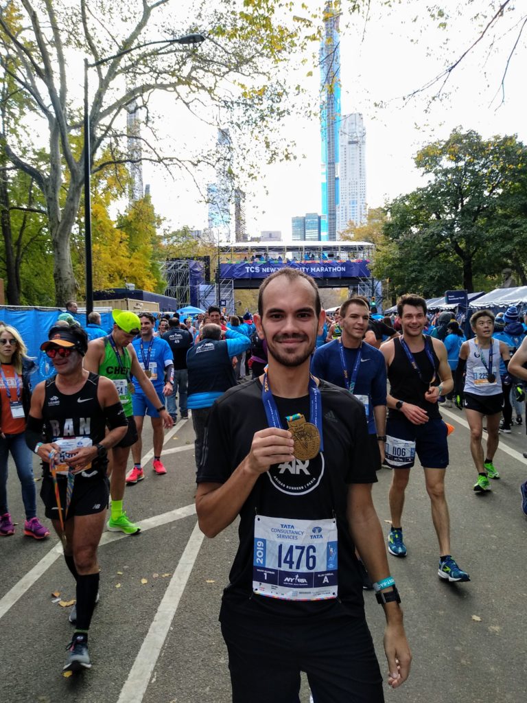 Marathon de New York - Arrivée