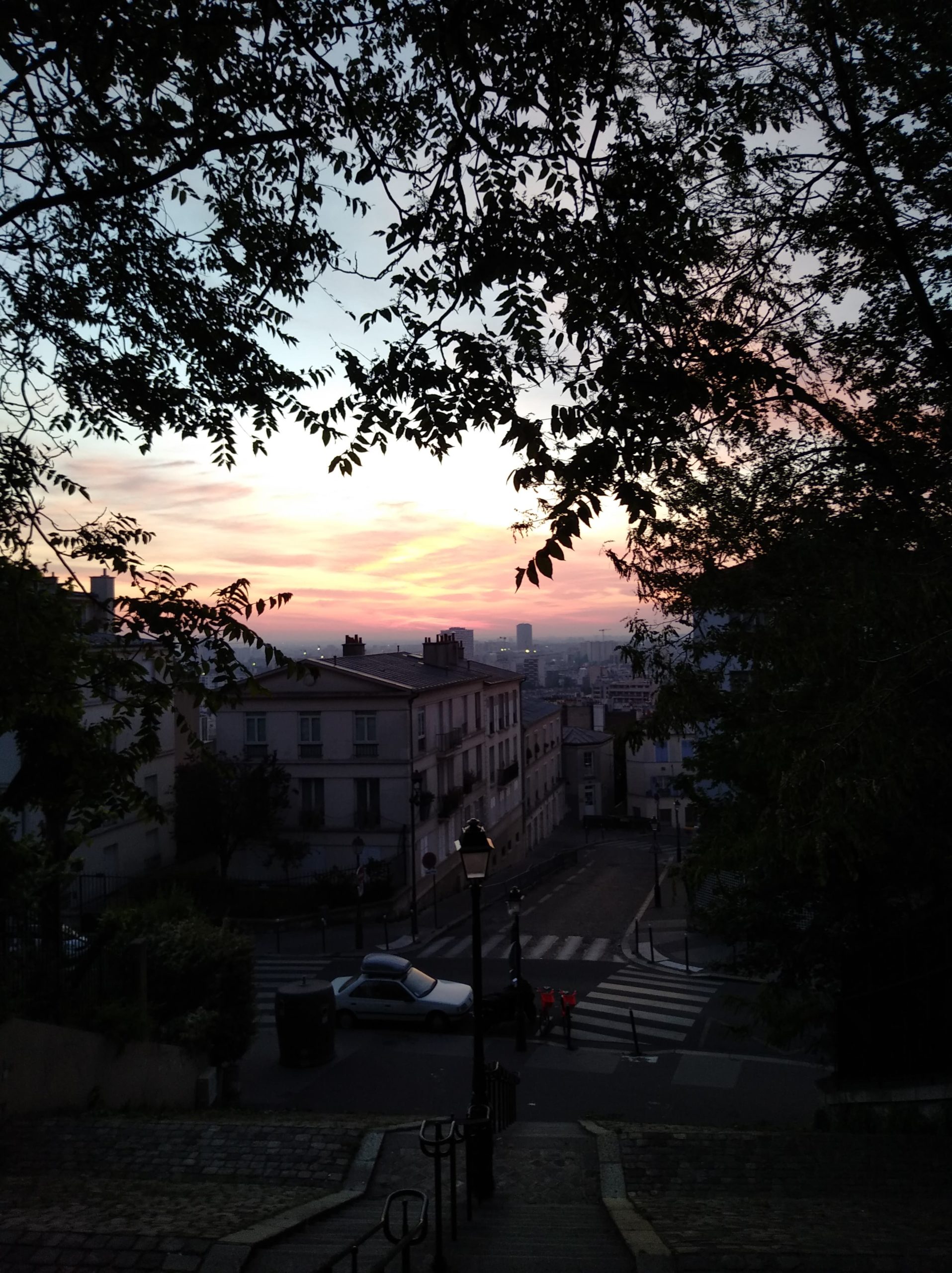 Lever de soleil sur Montmartre